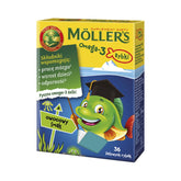 Omega - Poisson aux 3 fruits 36 pièces MOLLER'S MOLLERS